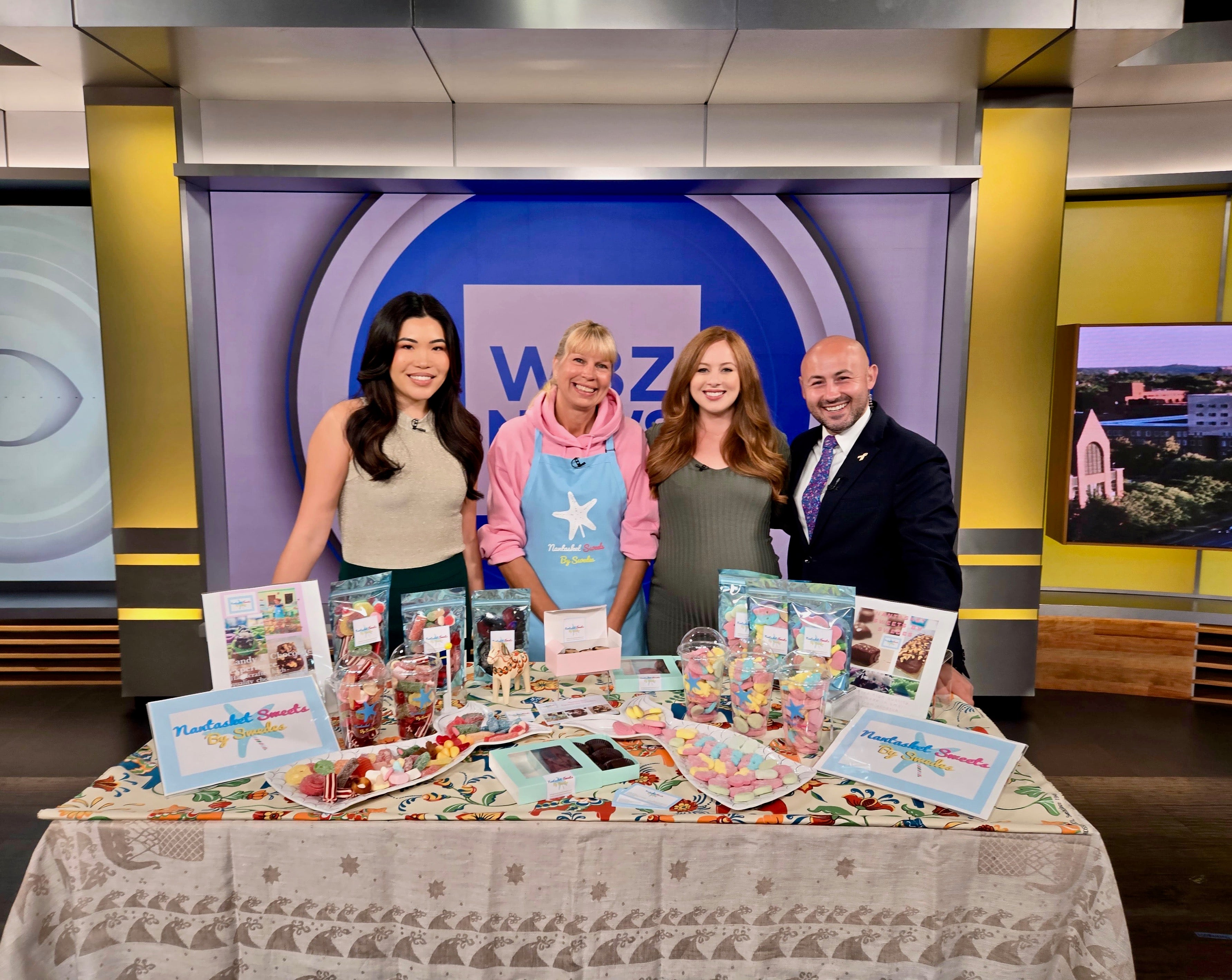 Super amazing Saturday morning TV Show with CBS morning show and Saturday candy testing.