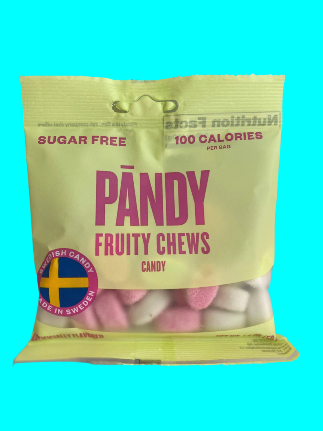 pändy fruty chews swedish candy sugar free