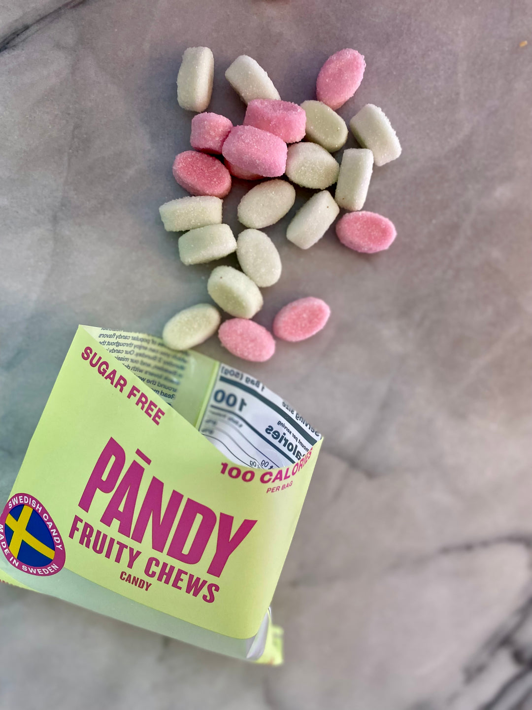 Pändy fruit chewy swedish candy sugar free