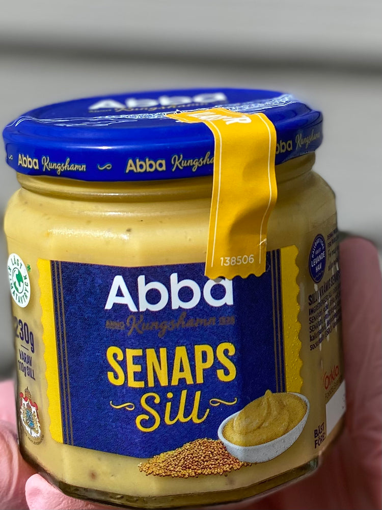 swedish herring in a glass jar