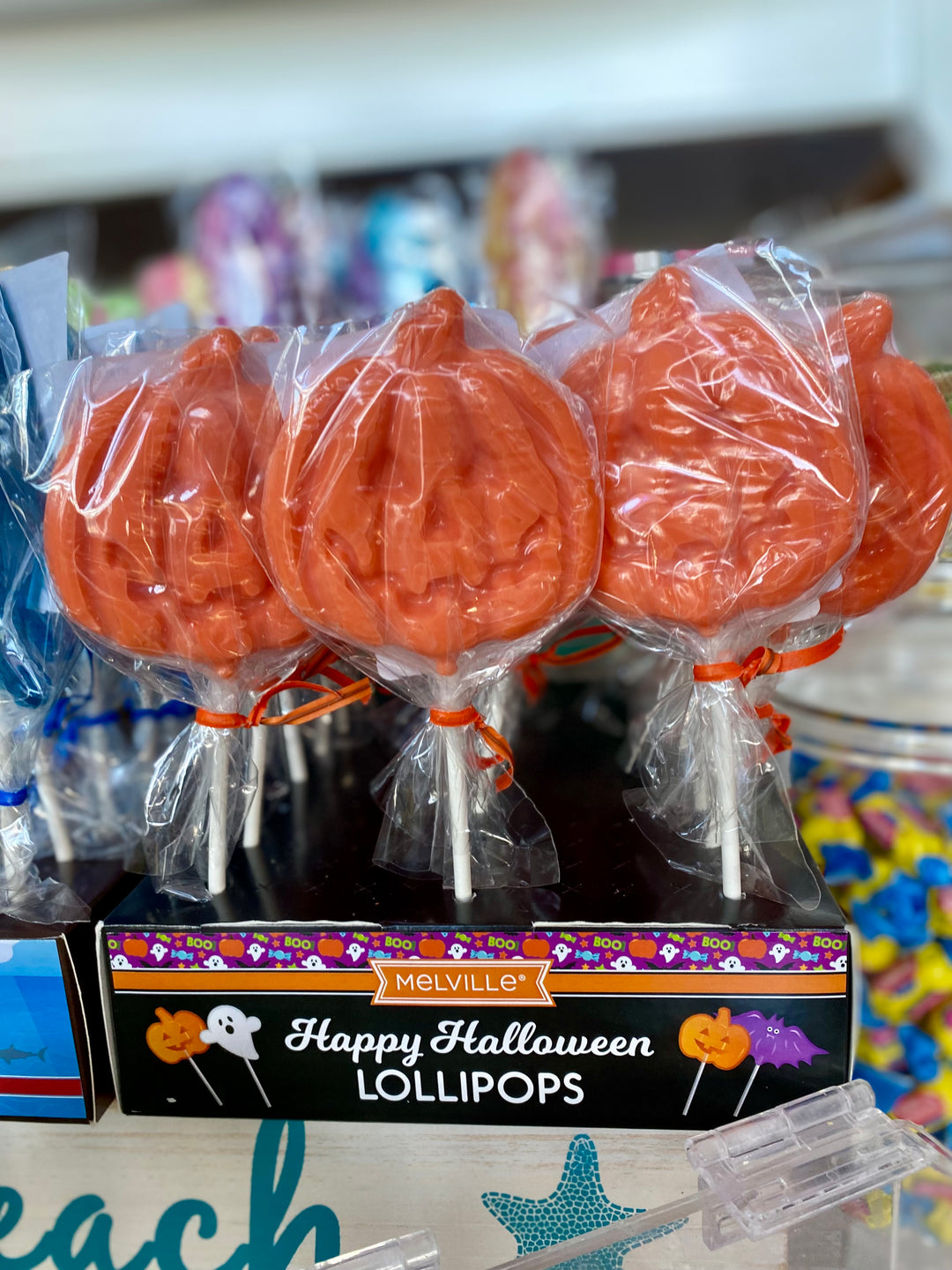 spooky jack olantern lollipop 