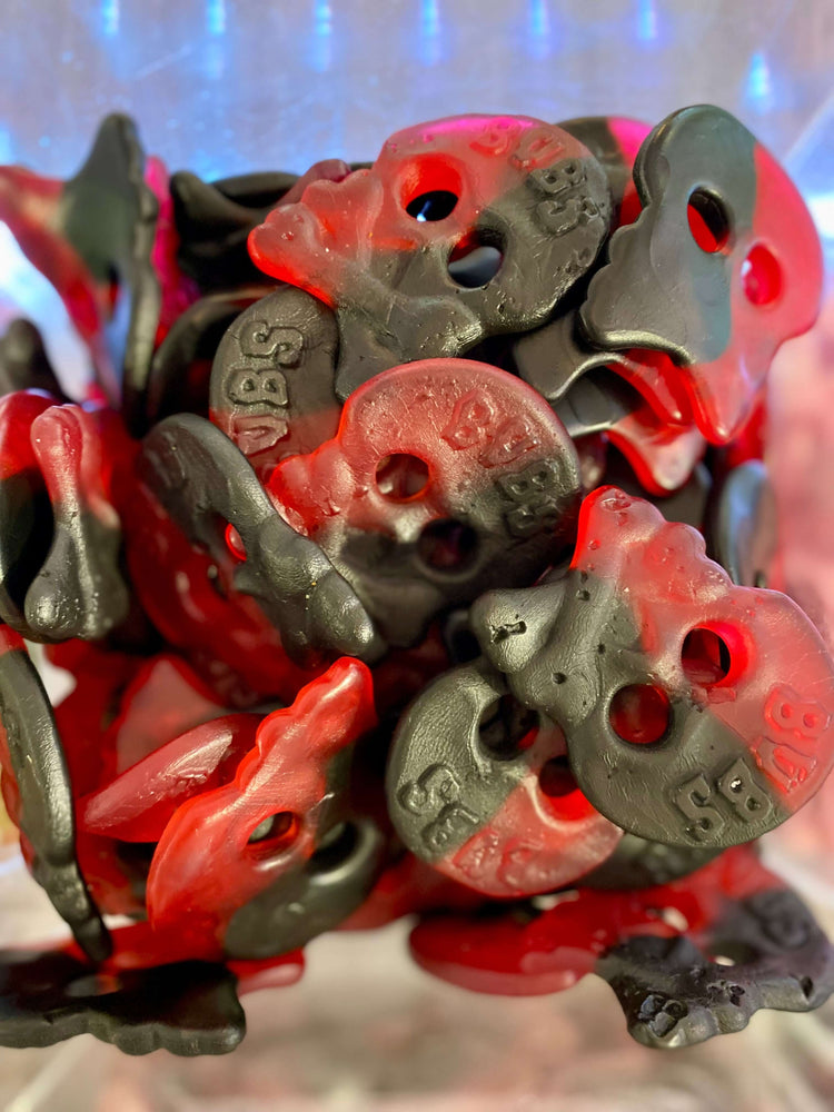 Raspberry Salty Licorice BUBS Swedish Candy 