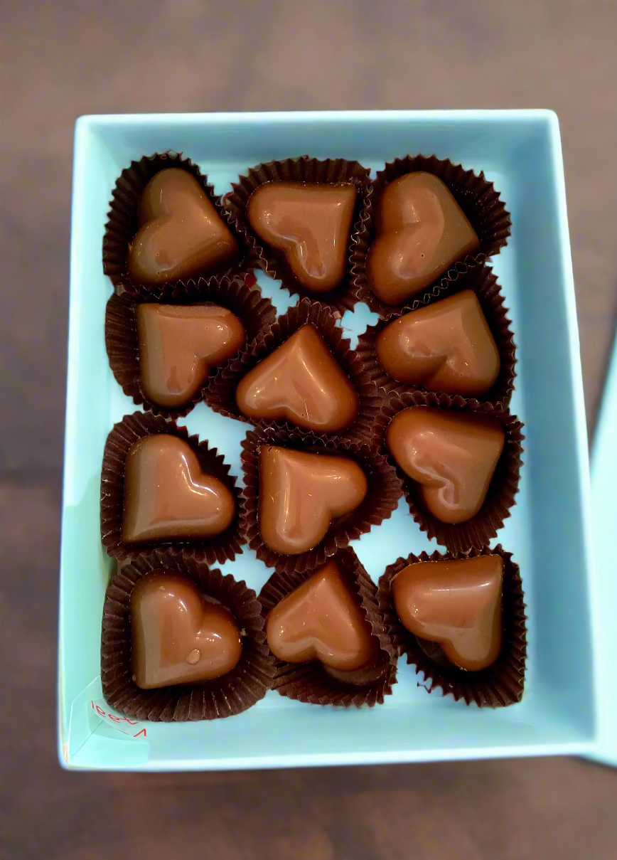 callebaut milk chocolate chocolate hearts giftbox