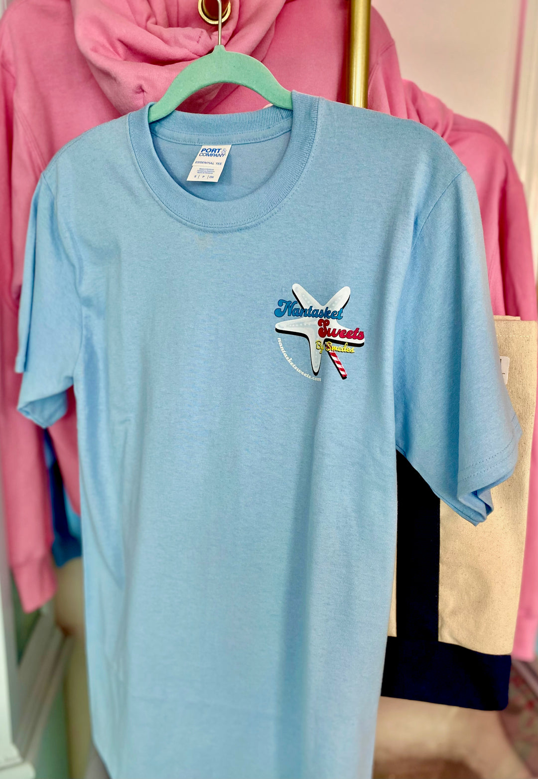 T-Shirt Nantasket Sweets By Swedes Pink or Blue