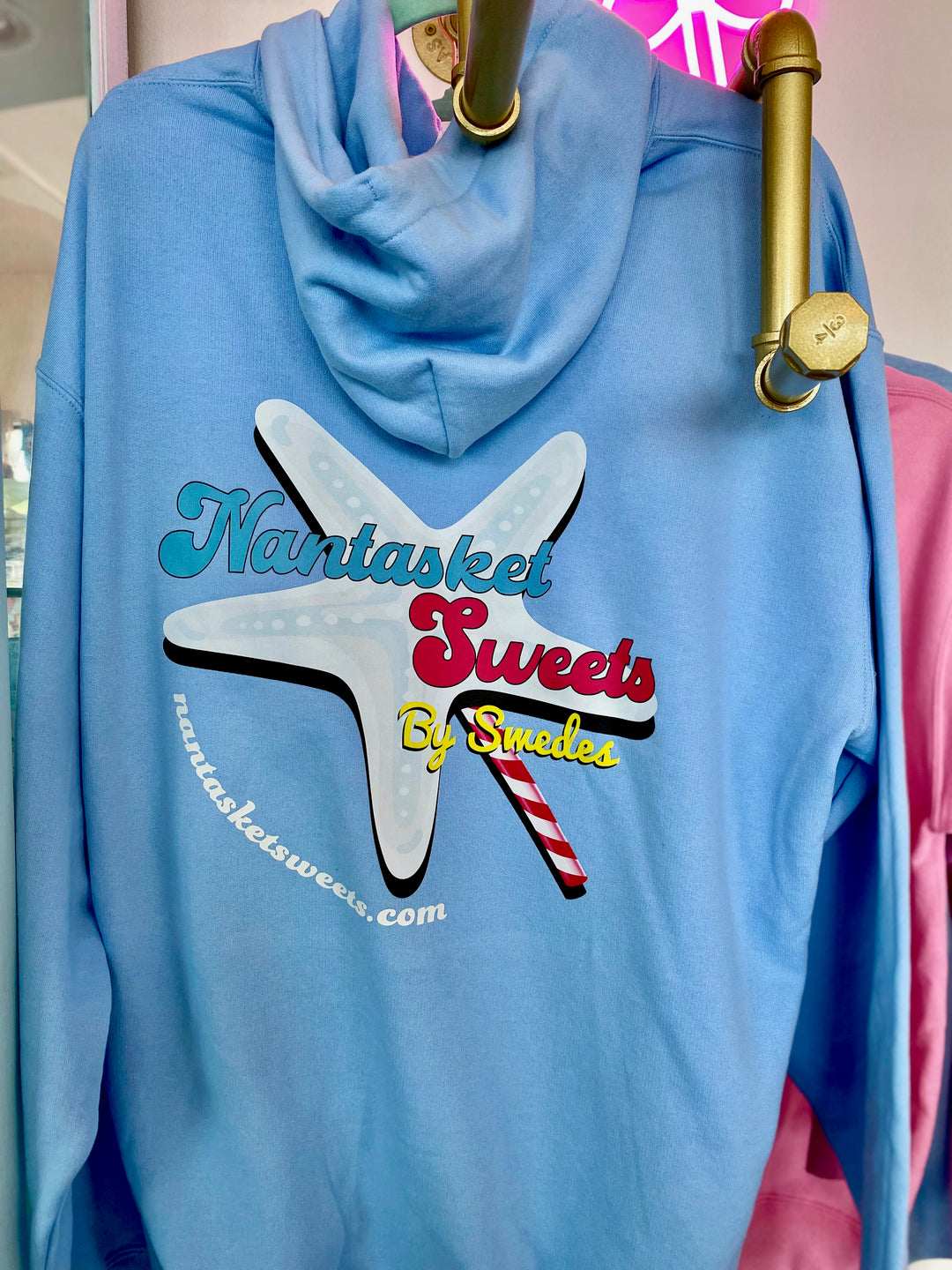 Hoodie Nantasket Sweets By Swedes Pink or Blue