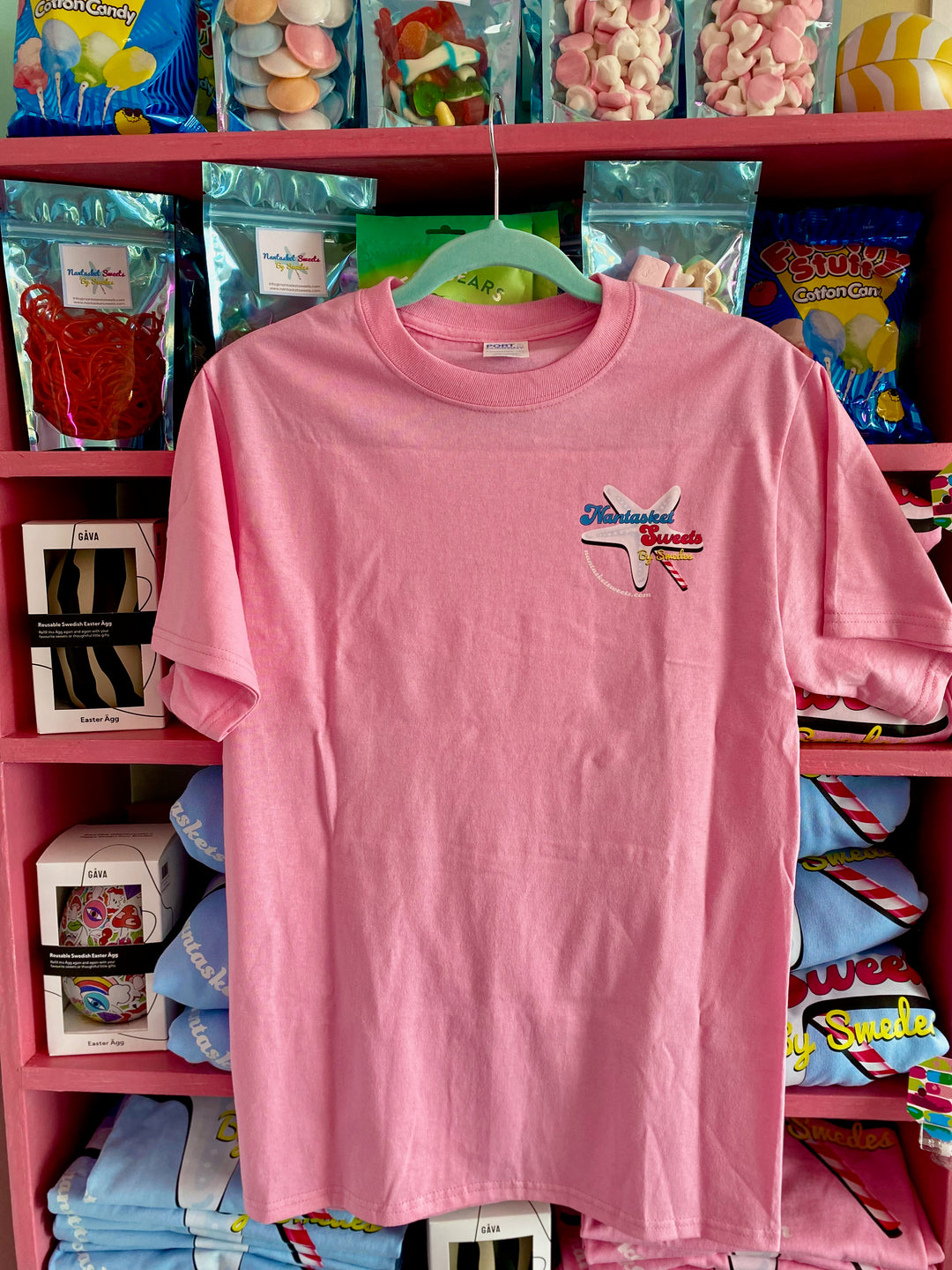 T-Shirt Nantasket Sweets By Swedes Pink or Blue