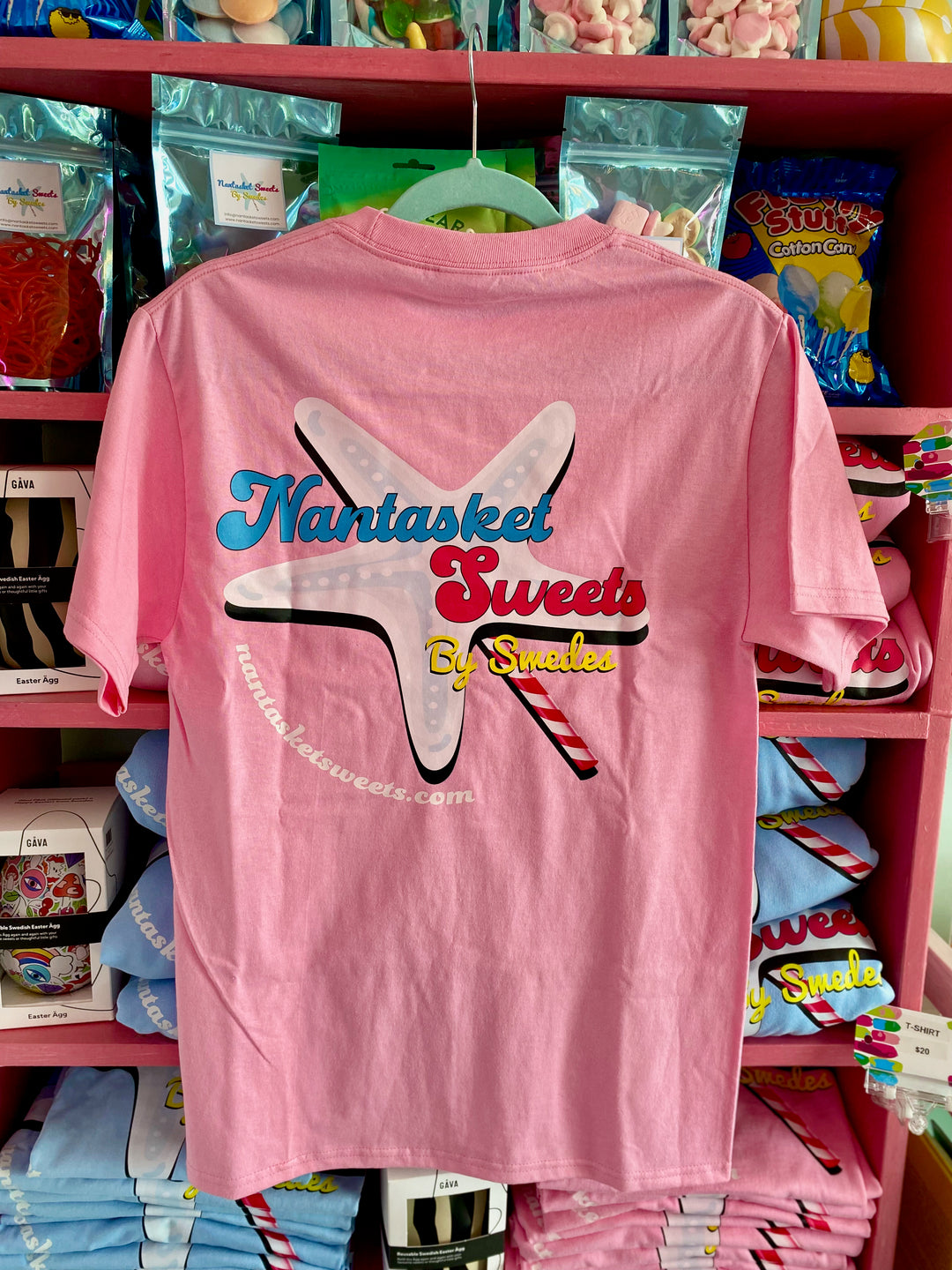 T-Shirt Nantasket Sweets By Swedes Pink or Blue