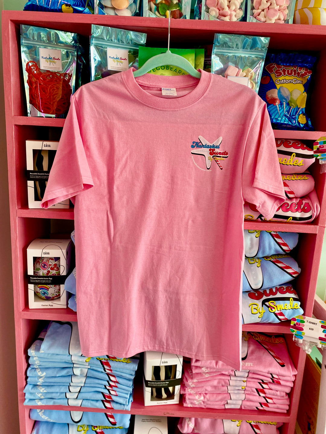 T-Shirt Nantasket Sweets By Swedes Pink or Blue