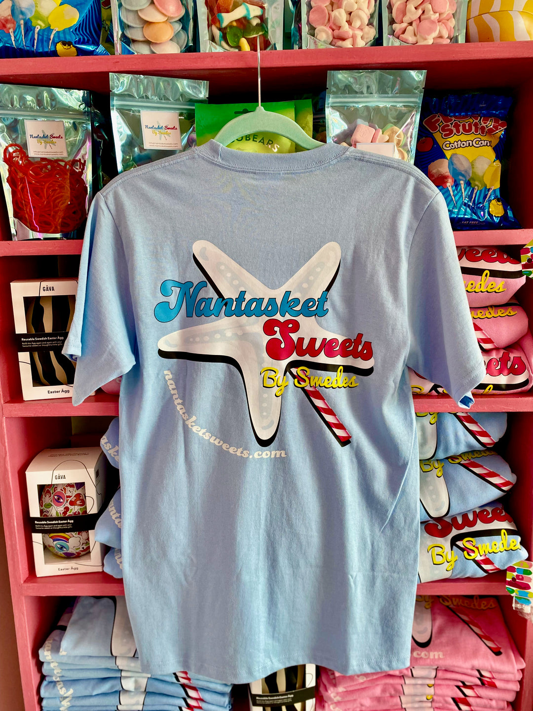 T-Shirt Nantasket Sweets By Swedes Pink or Blue