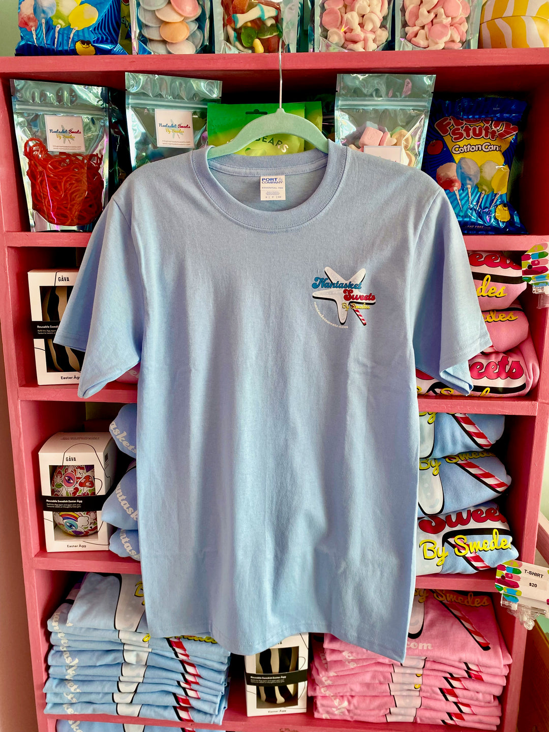 T-Shirt Nantasket Sweets By Swedes Pink or Blue