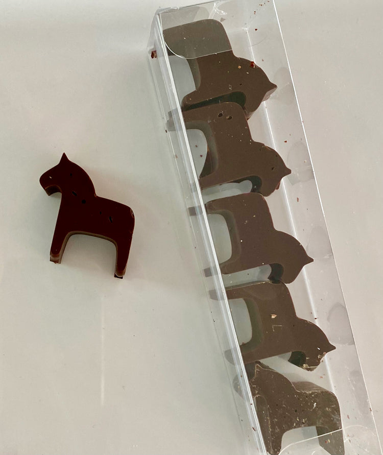 swedish dala horse chocolate gift box