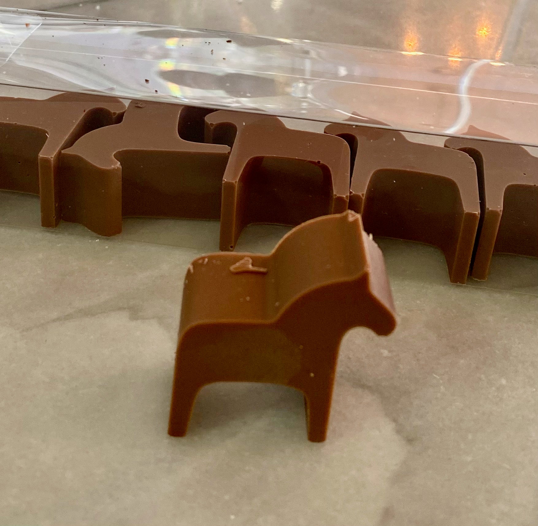 swedish dala horse chocolate gift box