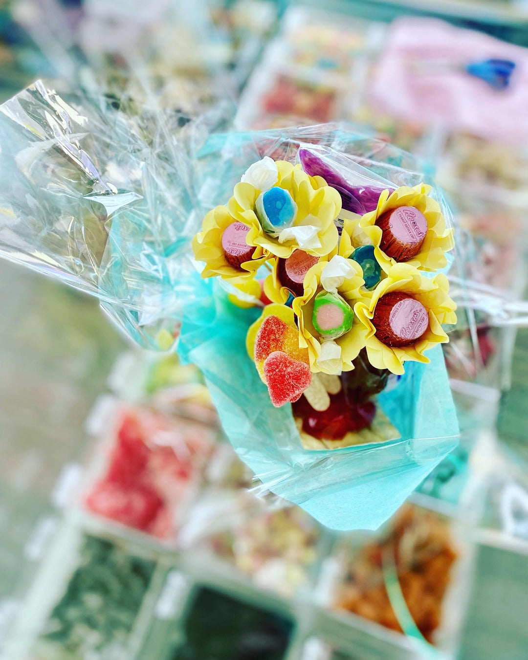 candy flower bouquet near me