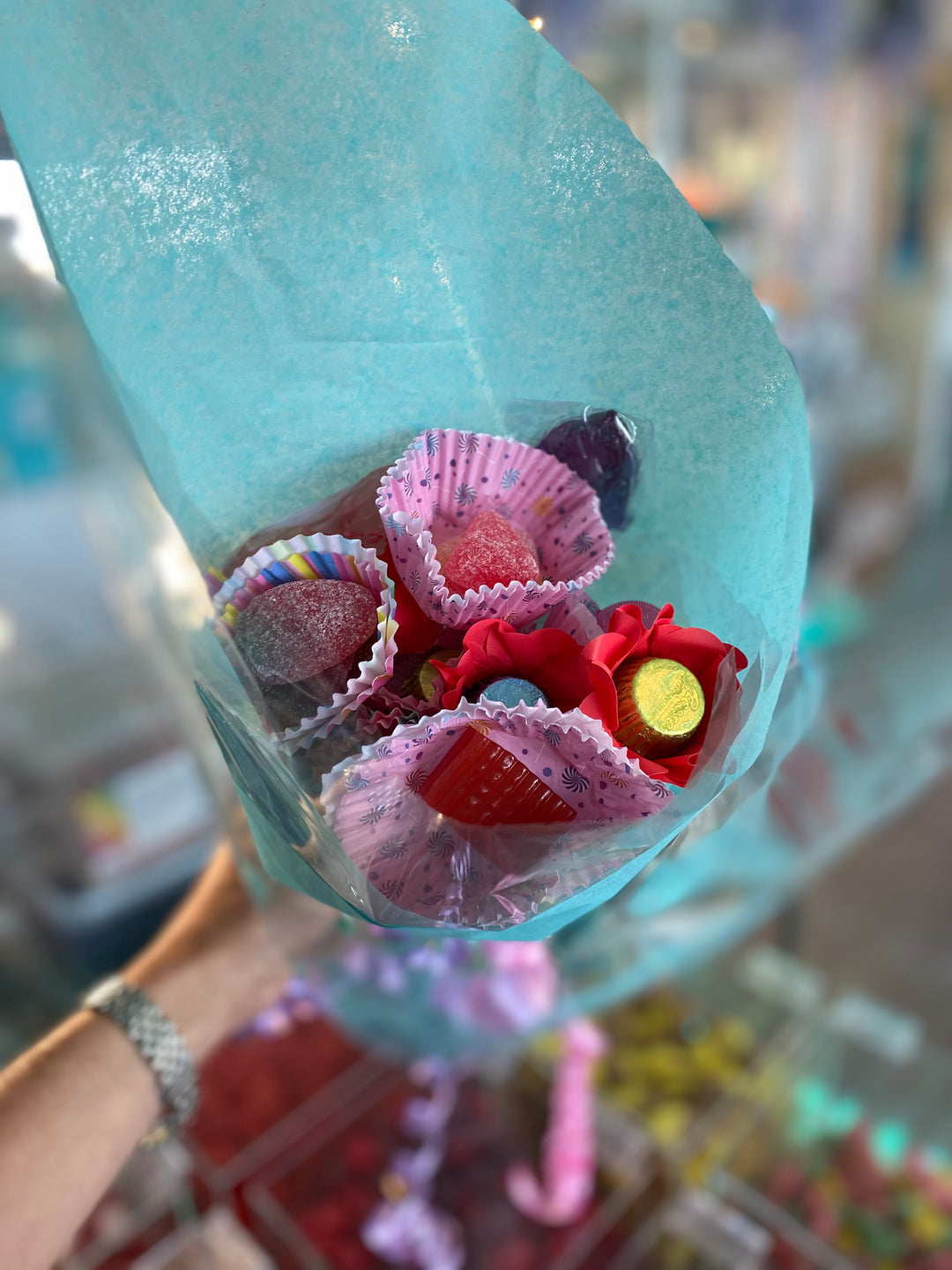 candy flower bouquet 