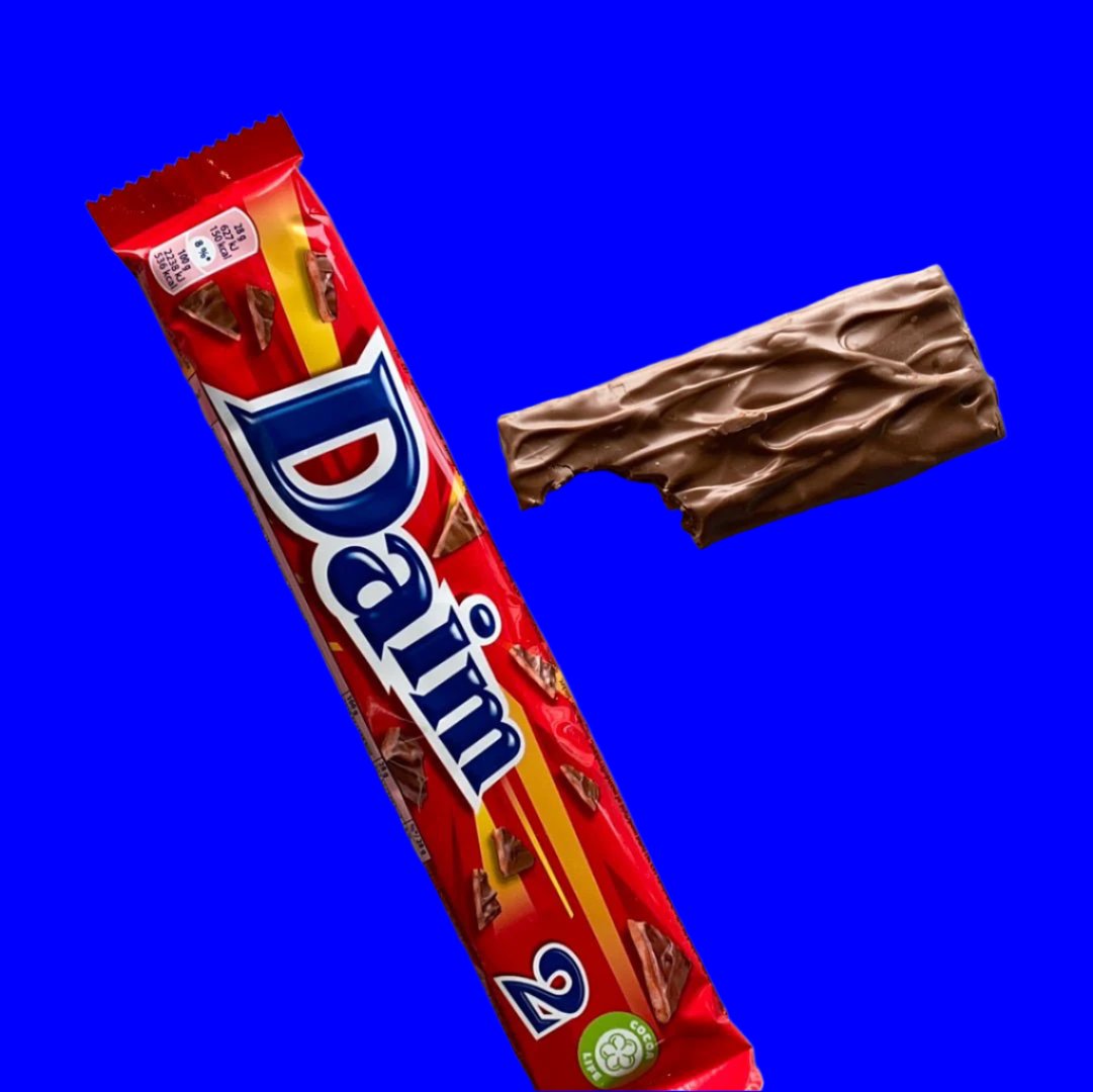 2x daim chocolate bar